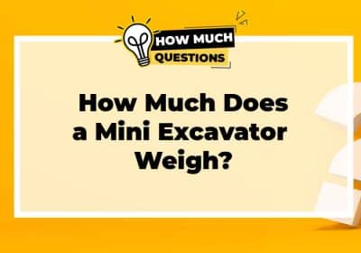 How Much Does a Mini Excavator Weigh? A Comprehensive Guide