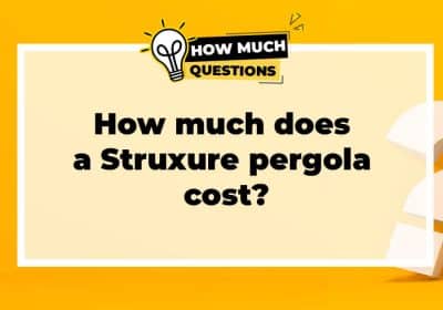 How much does a Struxure pergola cost?