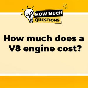 How much does a V8 engine cost?