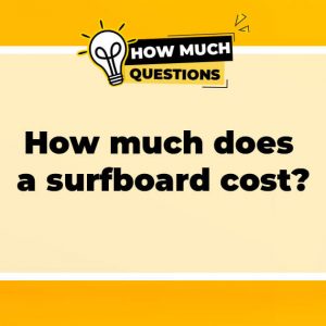 How much does a surfboard cost?