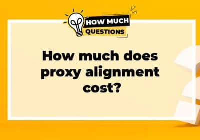 How Much Does Proxy Alignment Cost?