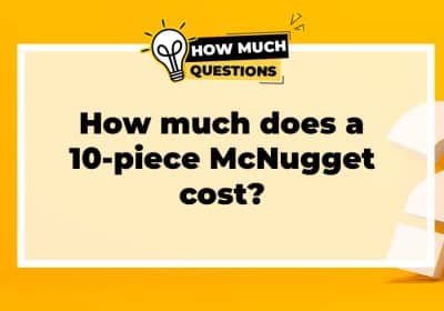How much does a 10-piece McNugget cost?