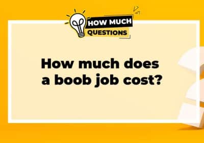 How much does a boob job cost?