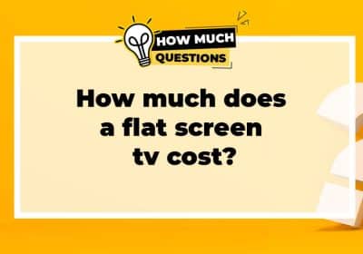 How much does a flat screen tv cost?