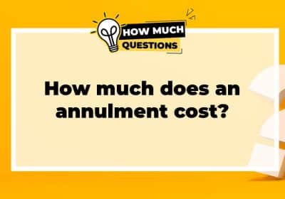 How much does an annulment cost?
