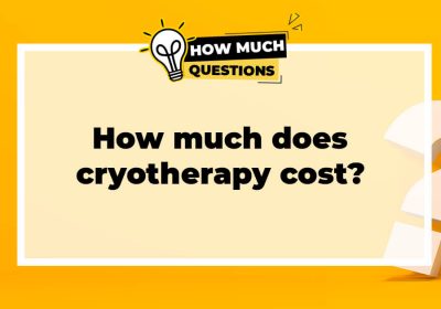 How much does cryotherapy cost?
