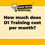 How much does D1 Training cost per month?