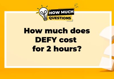 How much does DEFY cost for 2 hours?