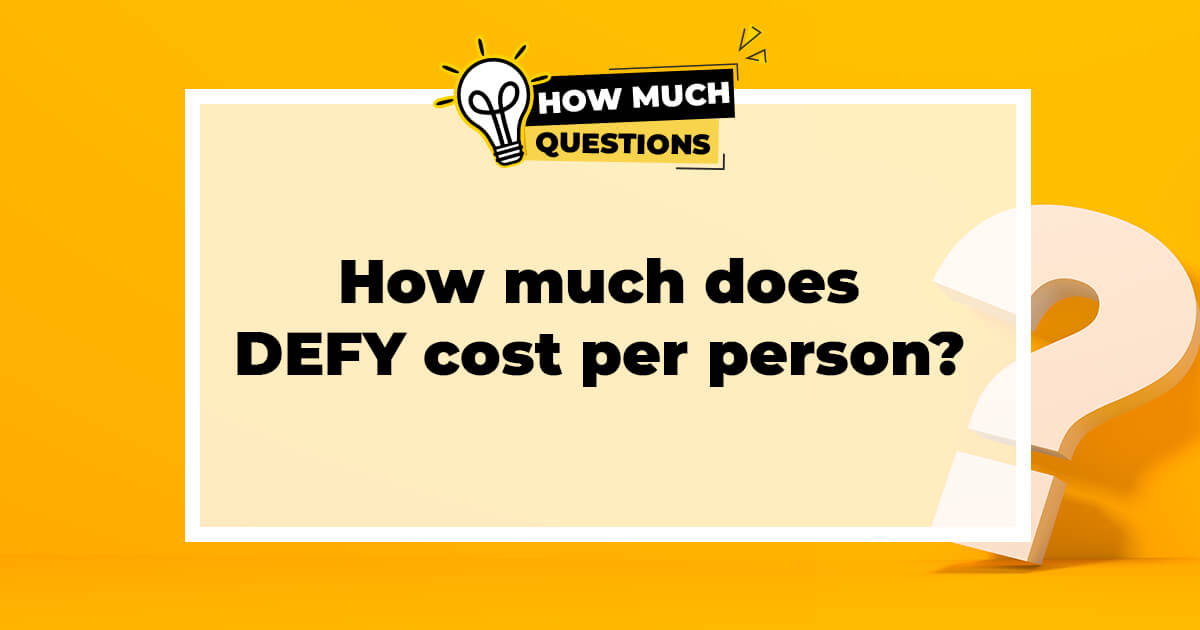 How much does DEFY cost per person?