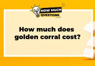 How much does golden corral cost?