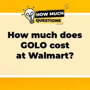 How much does GOLO cost at Walmart?