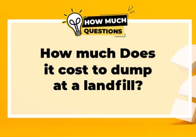 How much does it cost to dump at a landfill?