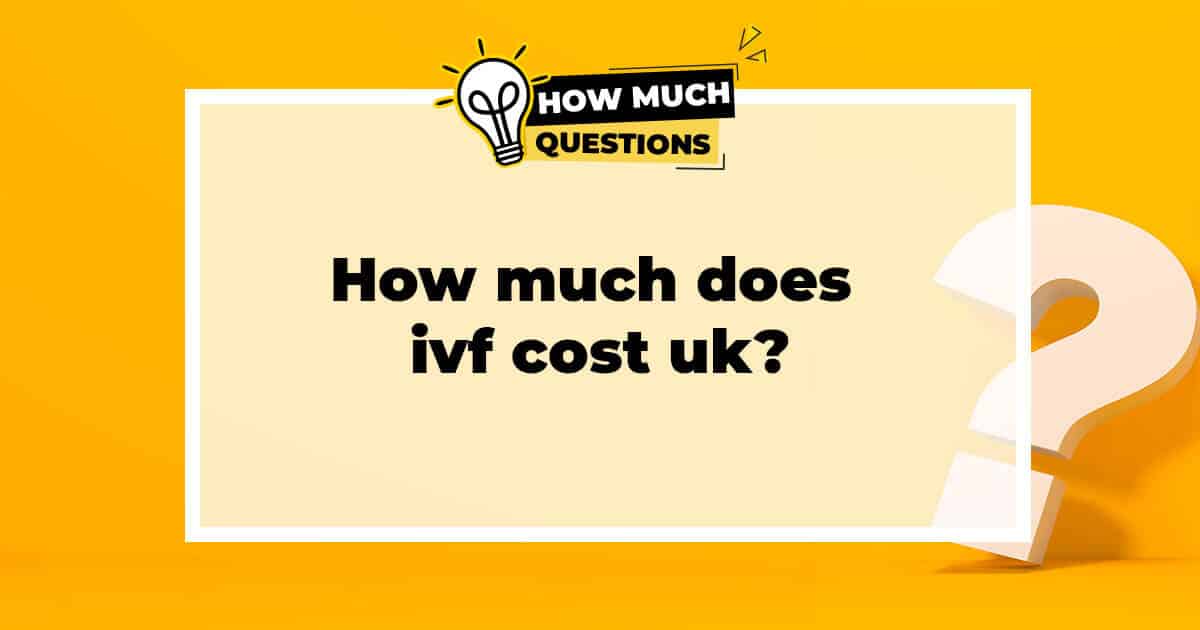 How much does ivf cost uk?