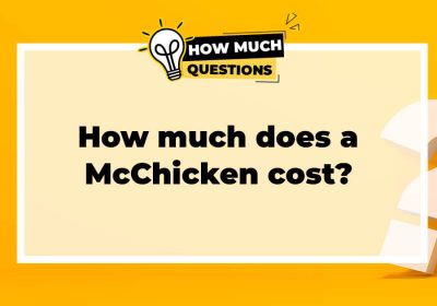 How much does a McChicken cost?