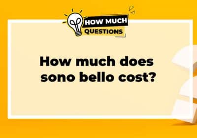 How much does sono bello cost?